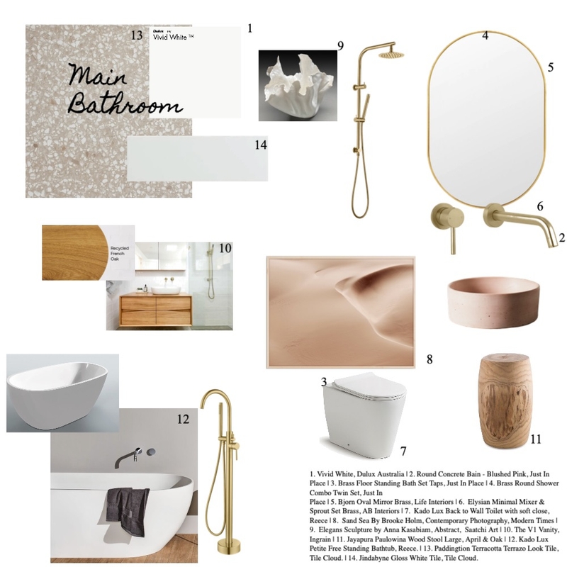 Main Bathroom Mood Board by jamiedyerr on Style Sourcebook