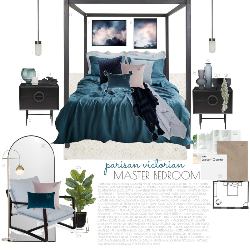 Master Bedroom Mood Board by JessMamone on Style Sourcebook