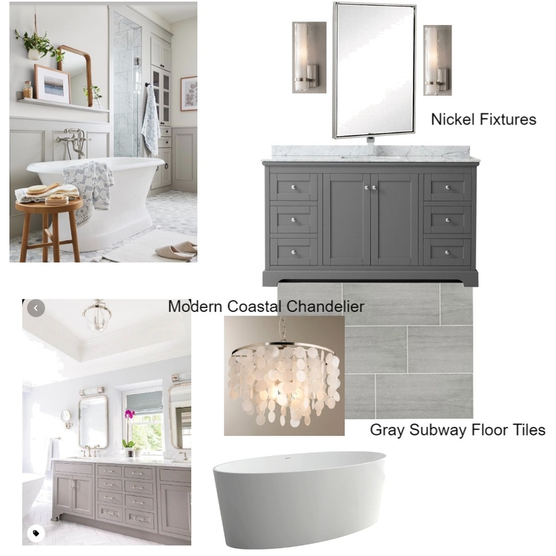 Rose Bathroom Option III Mood Board by Nest In-Style on Style Sourcebook