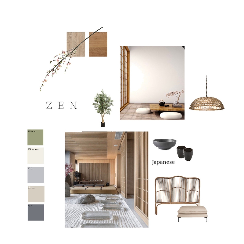 ZEN moodboard Mood Board by Lauren Bradley on Style Sourcebook