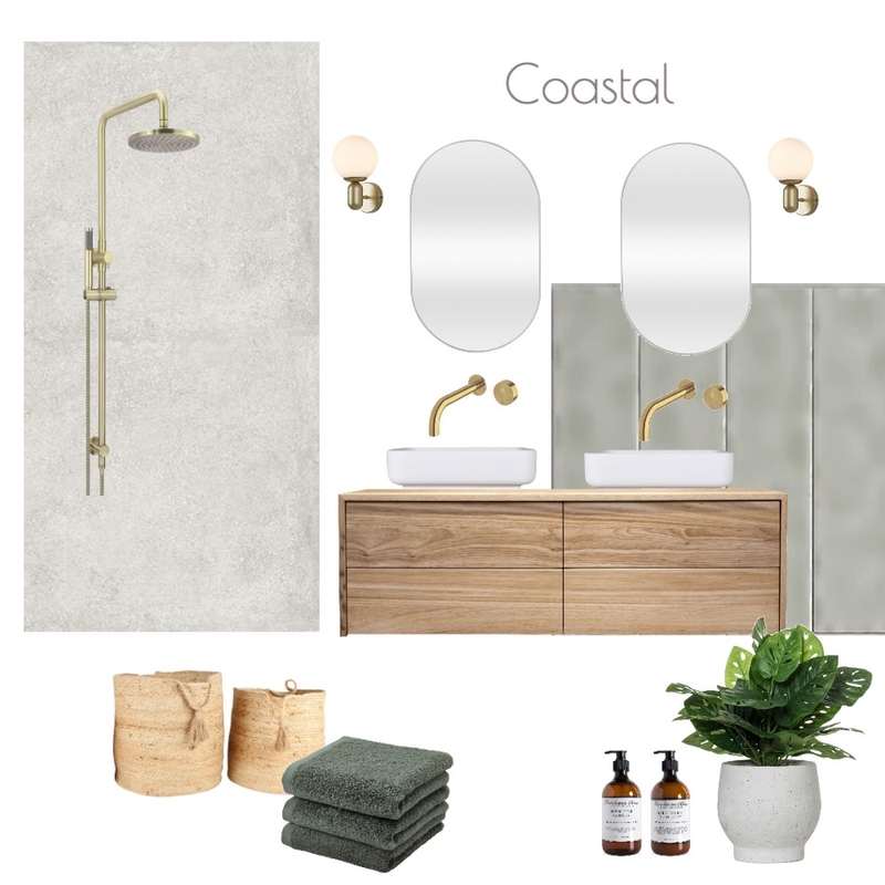 Burrows Coastal Ensuite Mood Board by Sarah Wilson Interiors on Style Sourcebook