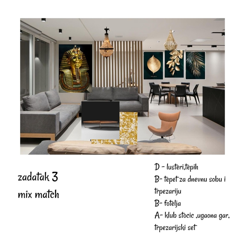 zadatak 3 mix match Mood Board by archifaciledesign4 on Style Sourcebook