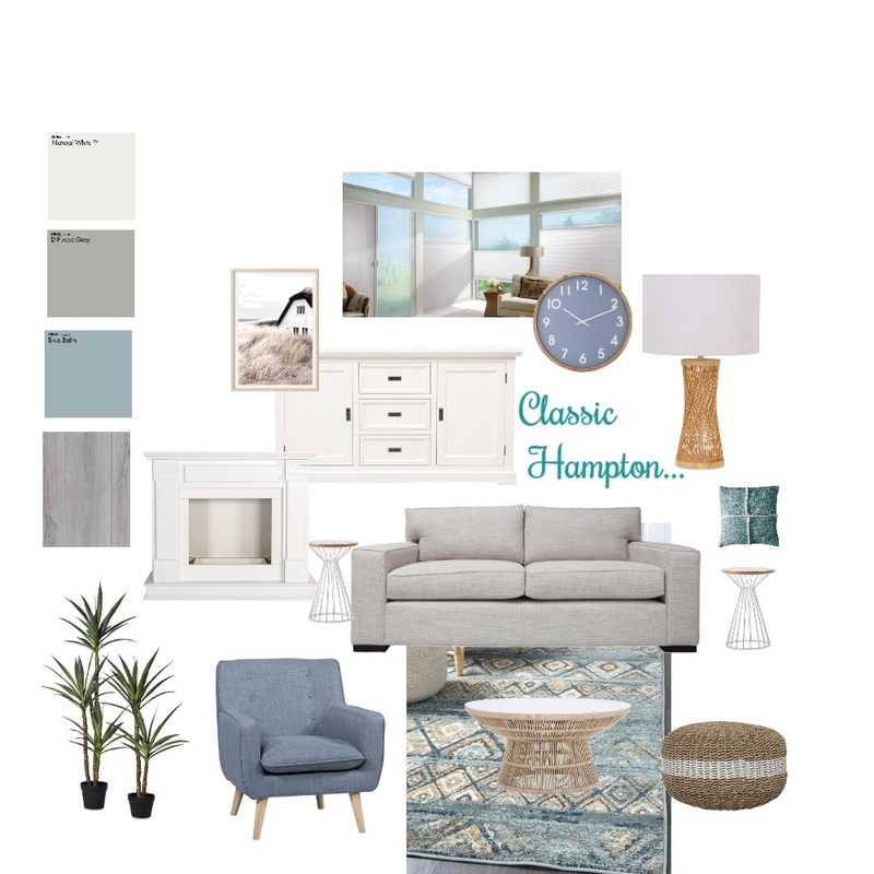 Classic Hamptons Mood Board by Emma Frohner on Style Sourcebook