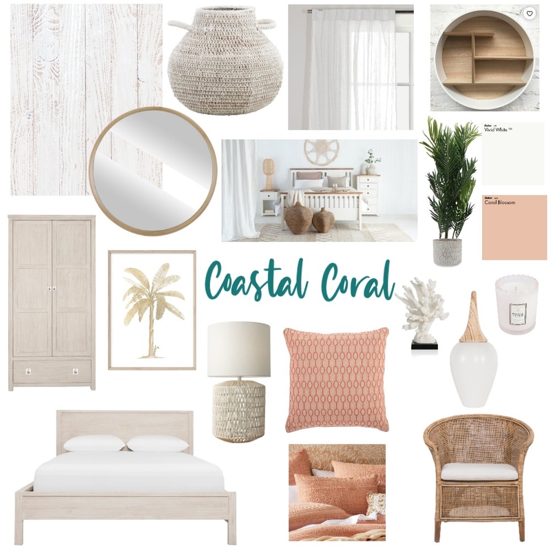 coral coastal 2 Mood Board by AmandaKowal on Style Sourcebook