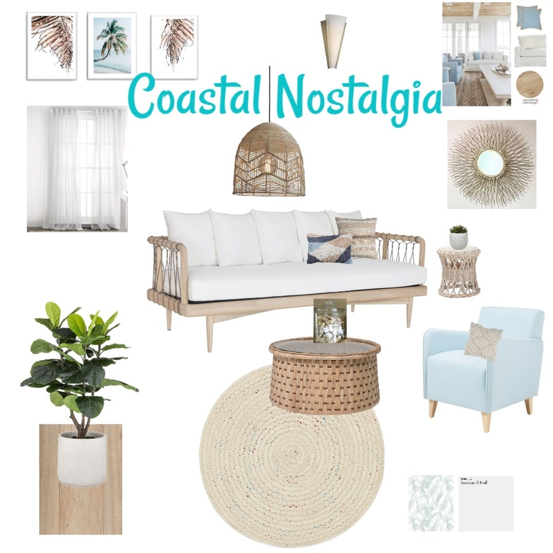 Coastal Nostalgia Mood Board by prerna_sood on Style Sourcebook