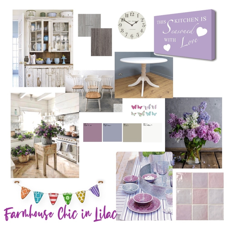 Country Chic in Lilac Mood Board by Rogue on Style Sourcebook