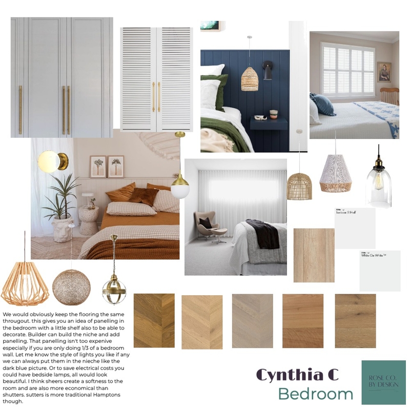 Cynthia C Bedrooms Mood Board by Rose Co By Design on Style Sourcebook