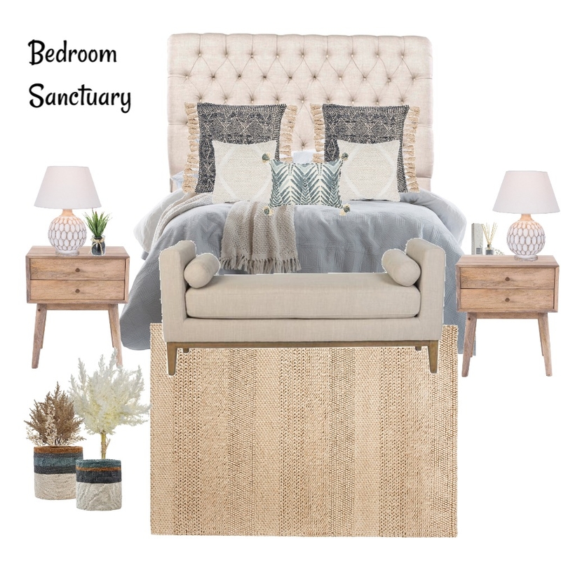 Bedroom Sanctuary Mood Board by Jo Sievwright on Style Sourcebook