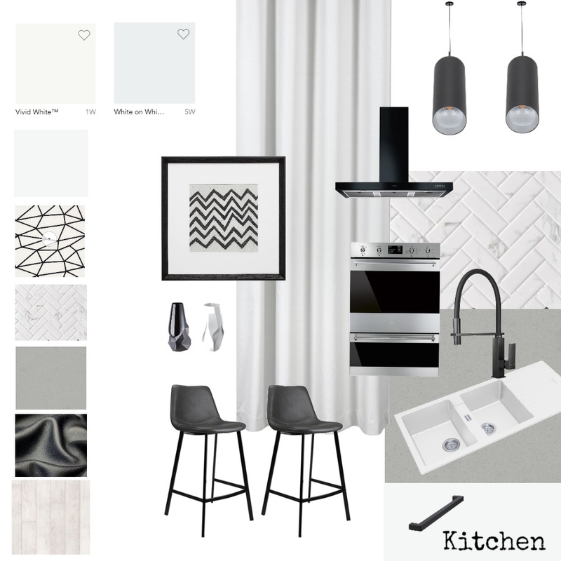 M9 Kitchen Moodboard Mood Board by Measured Interiors on Style Sourcebook