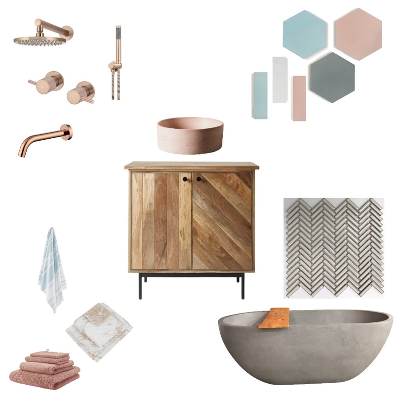 Bathroom - pastel pink Mood Board by Kaleexander on Style Sourcebook