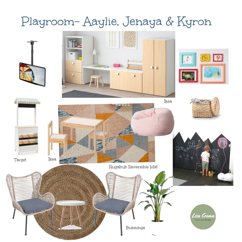 Kellie Lock Playroom 2 Mood Board by Lisa Crema Interiors and Styling on Style Sourcebook