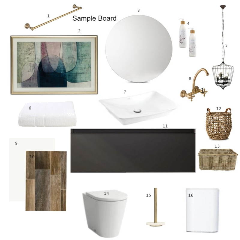 Modern Bathroom Mood Board by Mankoana on Style Sourcebook