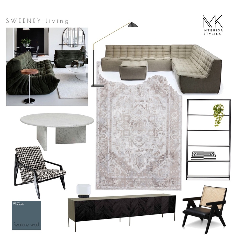 S W E E N E Y || l i v i n g Mood Board by Mkinteriorstyling@gmail.com on Style Sourcebook