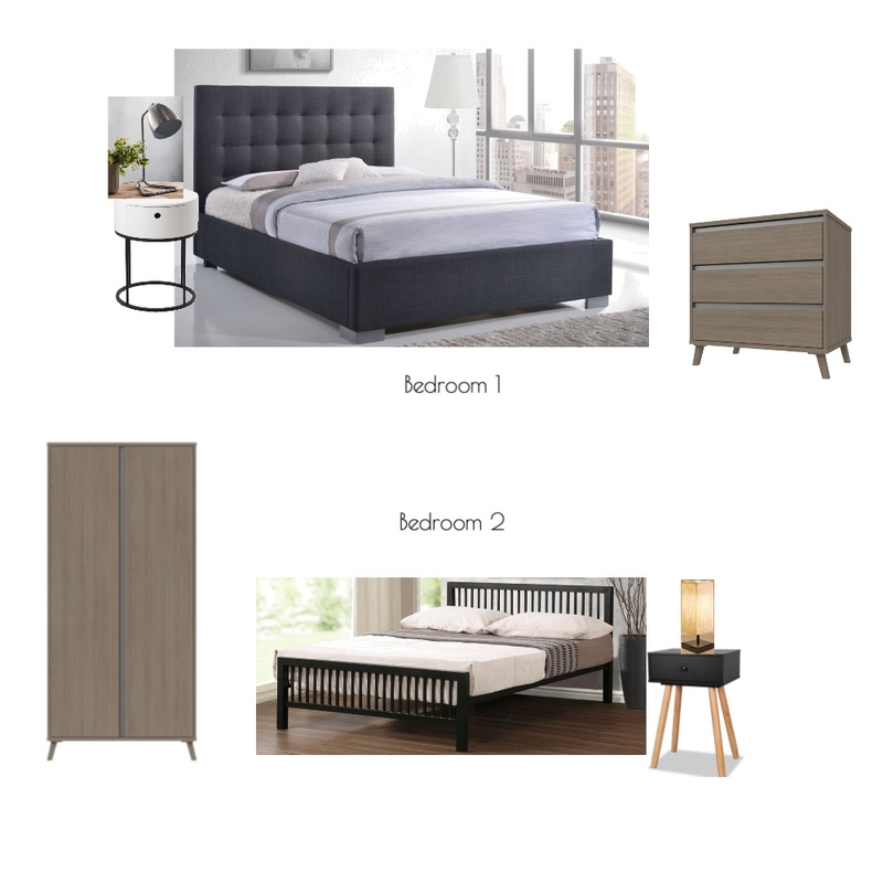 Bedrooms 1 and 2  @ 145 Effra Gardens Mood Board by H | F Interiors on Style Sourcebook