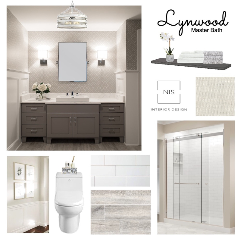 Lynwood Master Bathroom (option B) Mood Board by Nis Interiors on Style Sourcebook