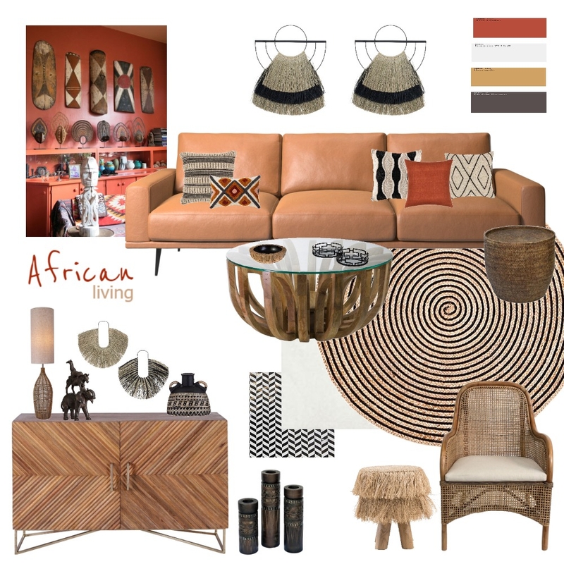 African living Mood Board by Carmo Almeida on Style Sourcebook