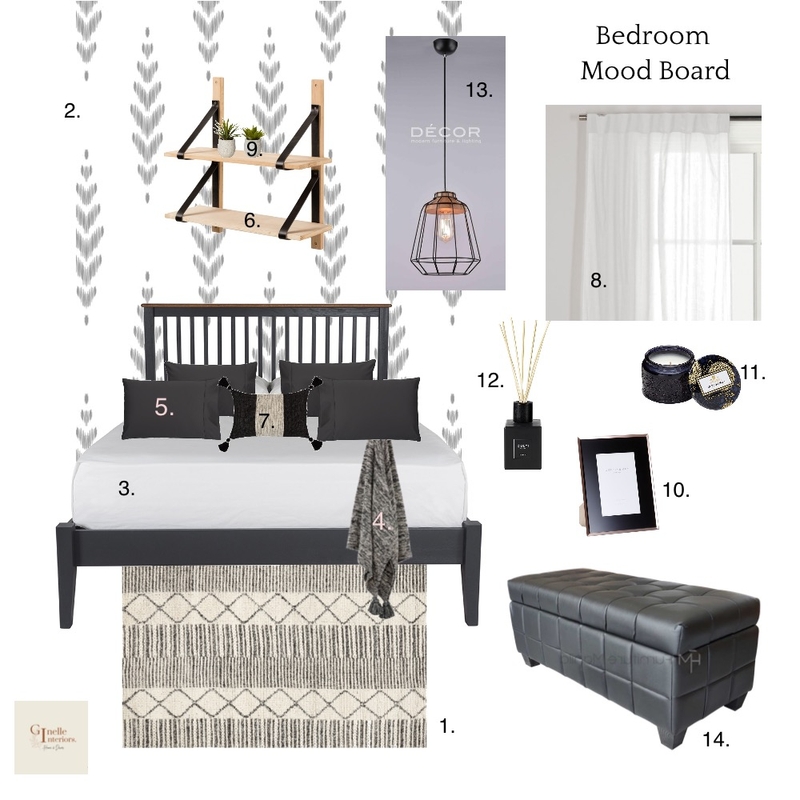 Bedroom Mood Board by GinelleChavez on Style Sourcebook