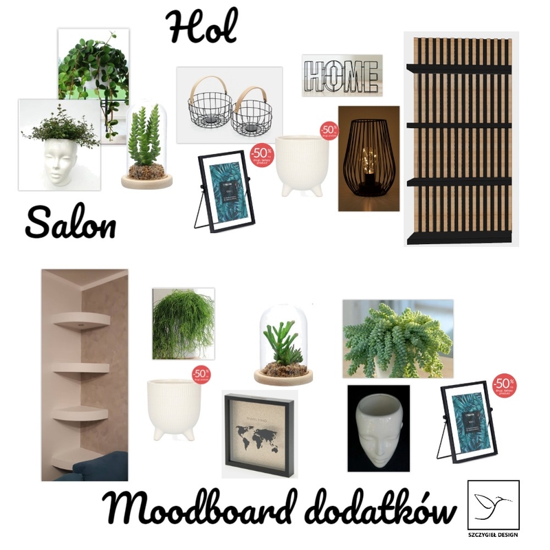 moodboard dodatków Mood Board by SzczygielDesign on Style Sourcebook