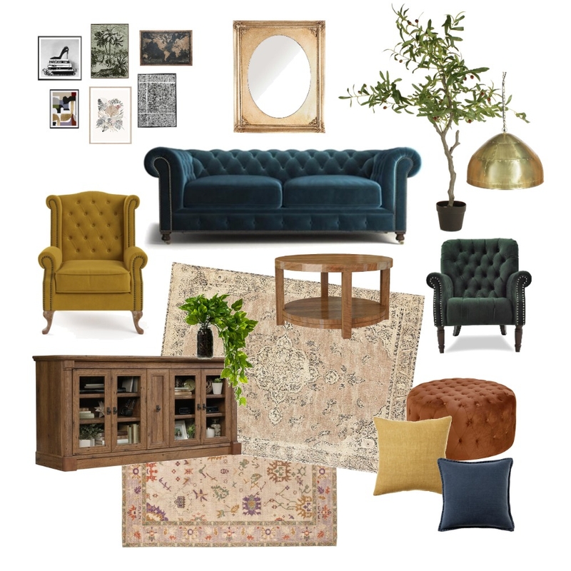 Vintage Concept Board Mood Board by thegooddesignstudio on Style Sourcebook