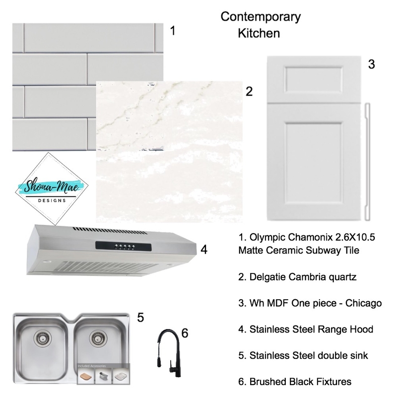 Contemporary kitchen Mood Board by twiliteframes@outlook.com on Style Sourcebook