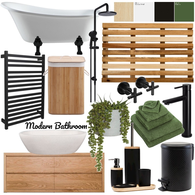 Modern Bathroom Mood Board by Ali Falcs on Style Sourcebook