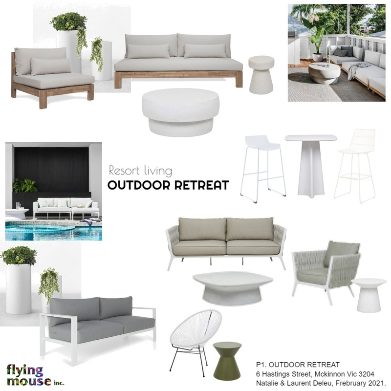 P1- Deleu Outdoor retreat Mood Board by Flyingmouse inc on Style Sourcebook