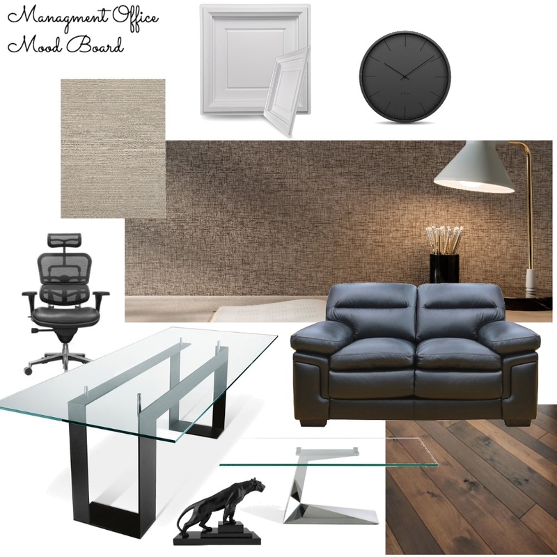 Black Office Mood Board Mood Board by InteriorsbyD on Style Sourcebook