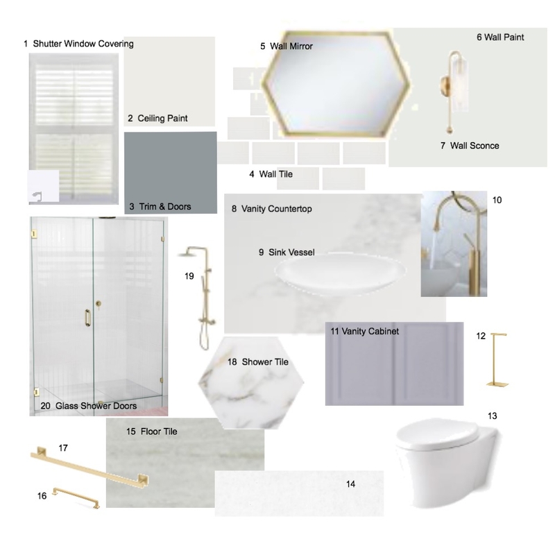 mod 9 bath Mood Board by MicheleDeniseDesigns on Style Sourcebook