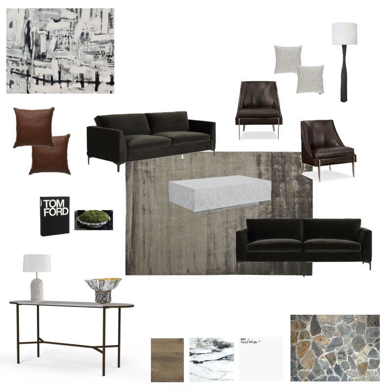 Lounge Room Concept Mood Board by Mood Collective Australia on Style Sourcebook