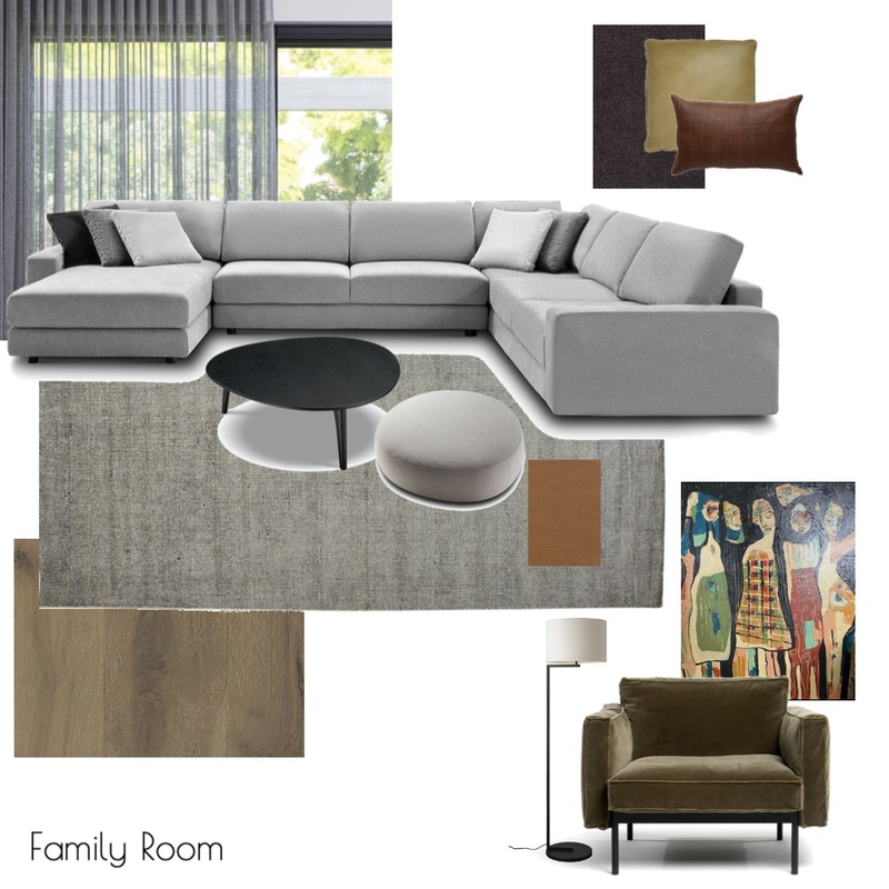Family Room Concept Mood Board by Mood Collective Australia on Style Sourcebook