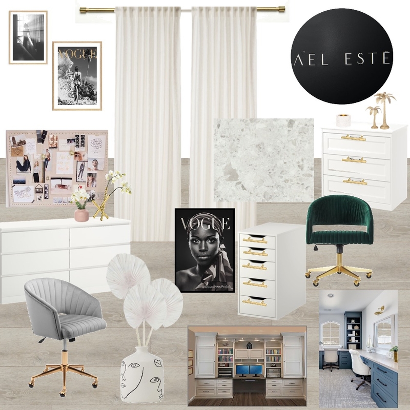 A'EL ESTE Studio Mood Board by Williams Way Interior Decorating on Style Sourcebook