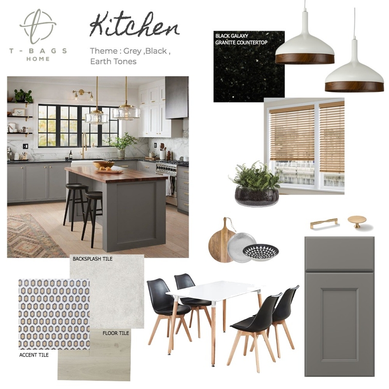 Kudenga Kitchen - Grey & Black Mood Board by Zambe on Style Sourcebook