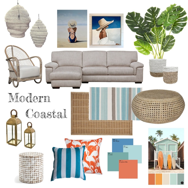 Modern Coastal Mood Board by A Sime on Style Sourcebook