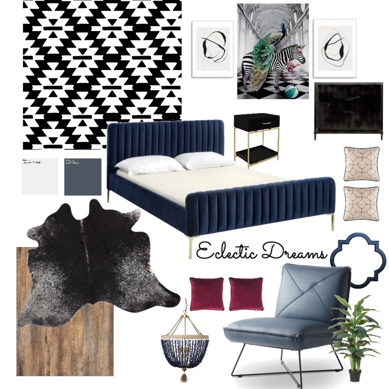 Eclectic Dreams Mood Board by Perfectus Interiors on Style Sourcebook