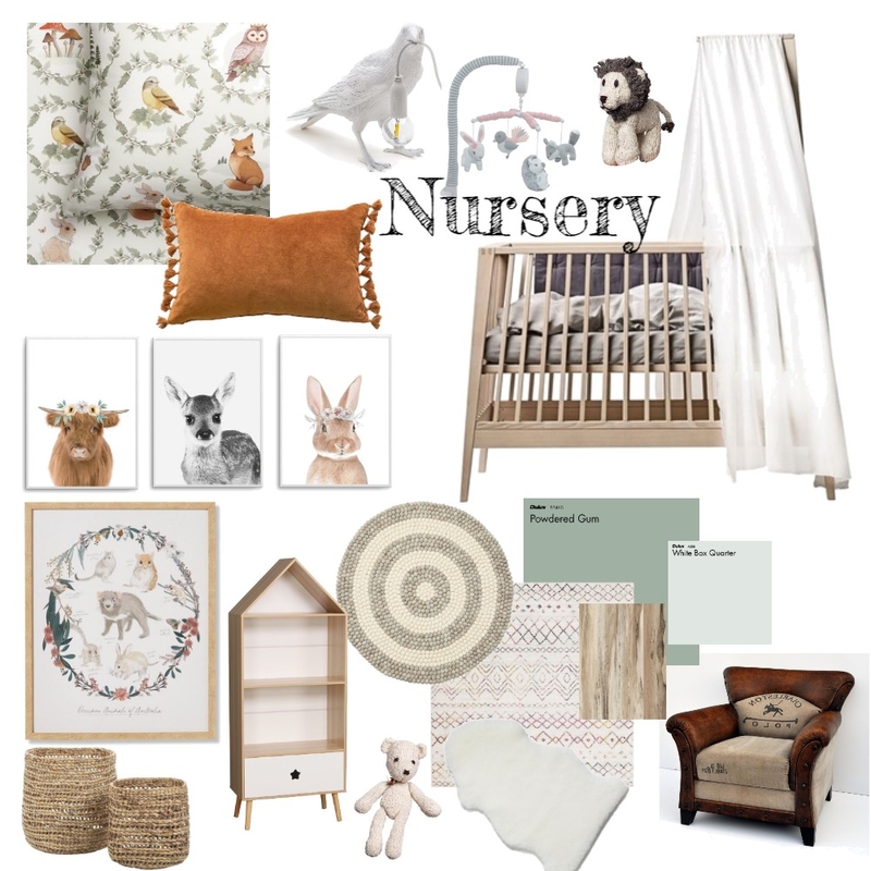 Nursery Mood Board by SkyeLauren on Style Sourcebook