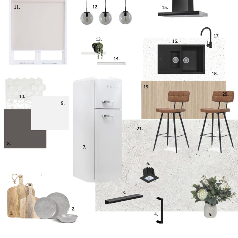 sample board - kitchen Mood Board by alyssa.bult on Style Sourcebook