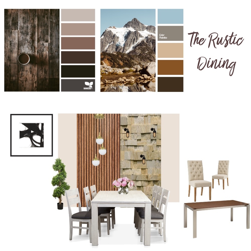 RUSTIC DINING Mood Board by DIYA on Style Sourcebook