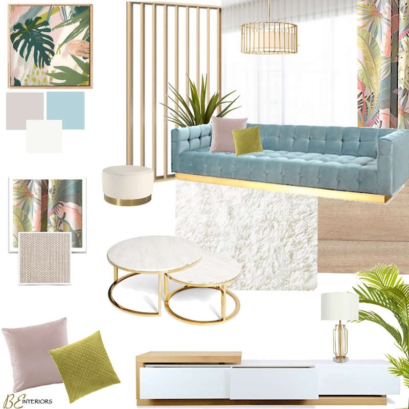 LIVING ROOM Sample Board1F Mood Board by Benita Edwards on Style Sourcebook