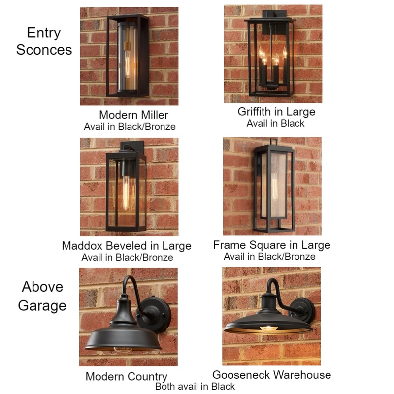 Efland Outdoor Sconces Mood Board by Nest In-Style on Style Sourcebook