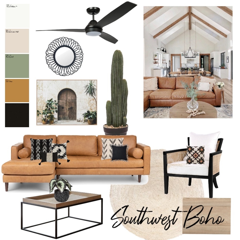 Southwest Boho Mood Board by mariabdiaz on Style Sourcebook