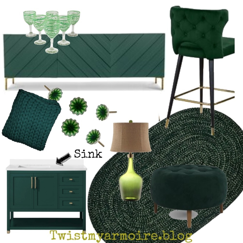 Emerald Mood Board by Twist My Armoire on Style Sourcebook