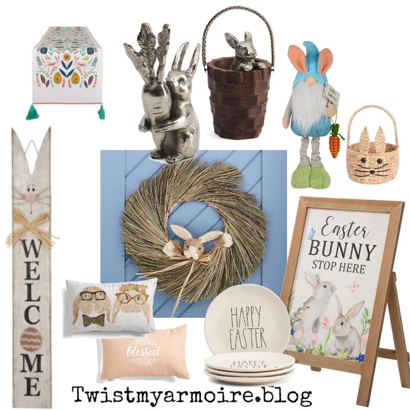 Easter Mood Board by Twist My Armoire on Style Sourcebook