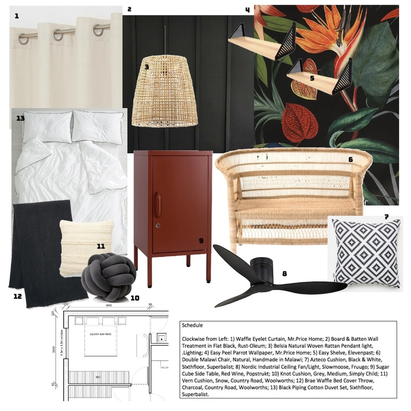 Bedroom Mood Board by Domminique Wagener on Style Sourcebook