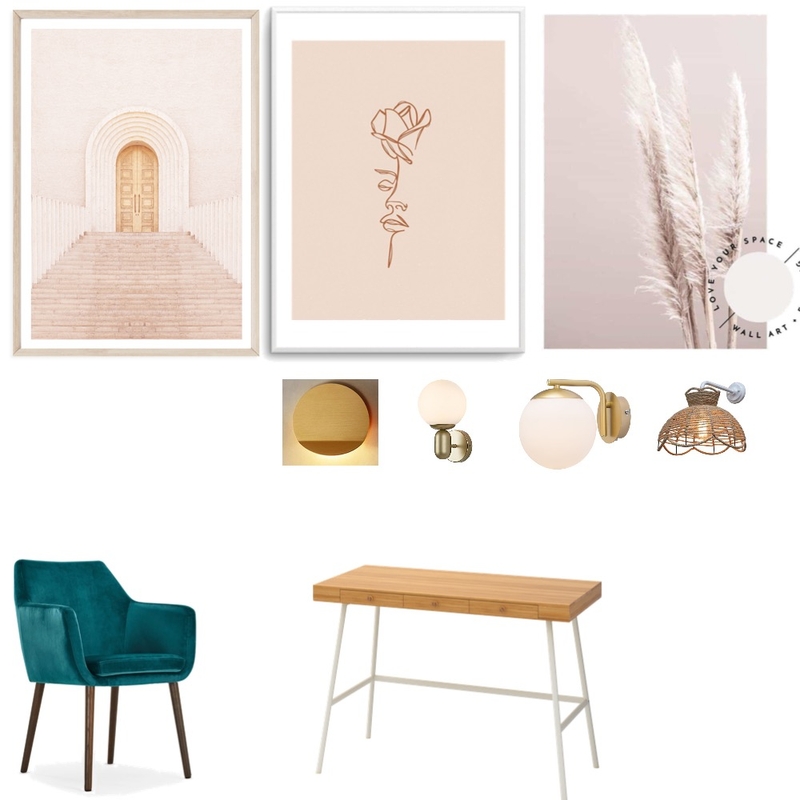 Willa's Bedroom - Study Mood Board by claritaidoyaga on Style Sourcebook