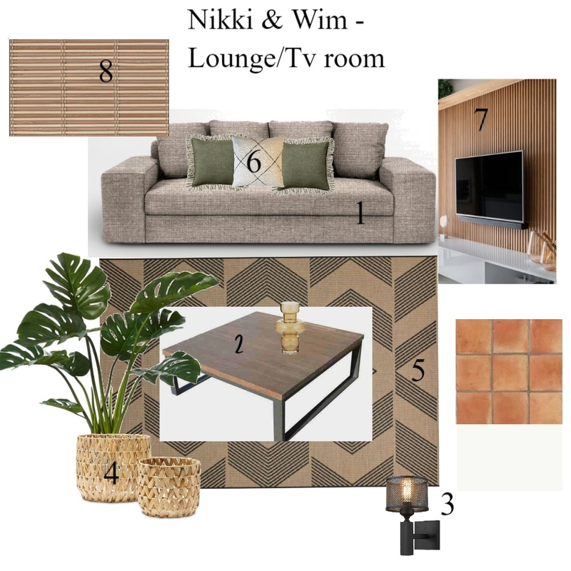 Nikki and Wim Tv Room Mood Board by Nuria on Style Sourcebook