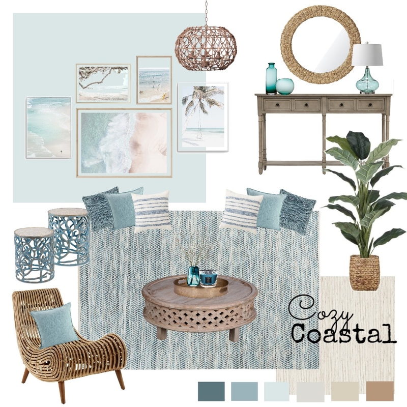 Cozy Coastal Mood Board by ddinterior on Style Sourcebook