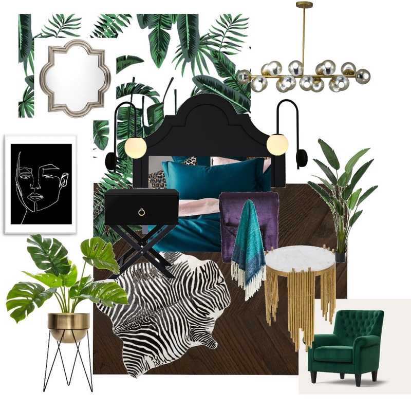 Hollywood Glam Bedroom Mood Board by Crystal Nicholls on Style Sourcebook