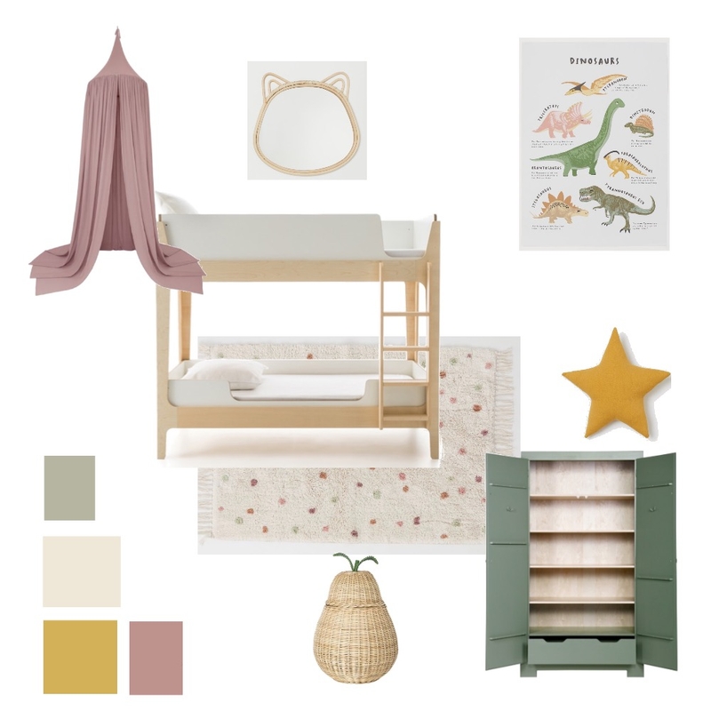 girls bedroom Mood Board by Caroline Dadswell on Style Sourcebook