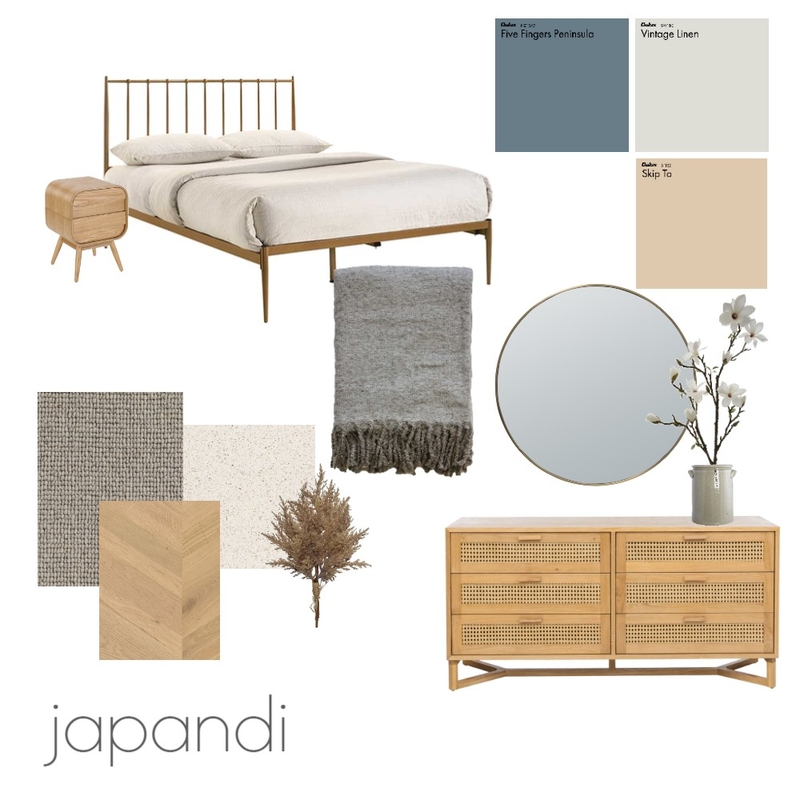 Japandi bedroom Mood Board by Anna Scheffler on Style Sourcebook