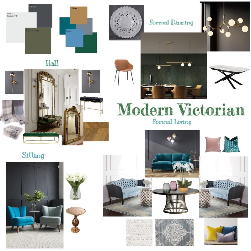 Modern Victorian Mood Board by La_co_co design on Style Sourcebook